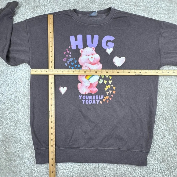 CARE BEARS Cheer Bear Hug Yourself Today Sweatshirt Cotton Poly. Small oversized - Picture 13 of 14